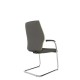 Zest Upholstered Seat And Back With Chrome Cantilever Chair